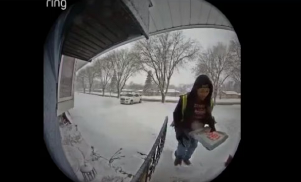 Suspect in Fargo porch package theft