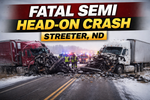 Streeter, ND: 2 Killed in Semi Head-On Crash