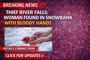 Thief River Falls: Woman Found in Snowbank, Bloody Hands