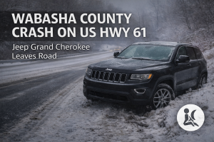 Wabasha County Crash on US Hwy 61 Involves Grand Cherokee