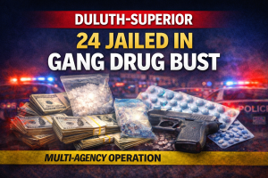 Duluth-Superior: 24 Jailed in Gang Drug Bust