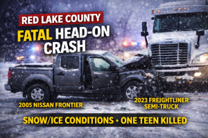Red Lake County: Fatal Hwy 59 Head-On Crash