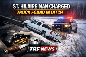 St. Hilaire Man Charged After Truck Found in Ditch