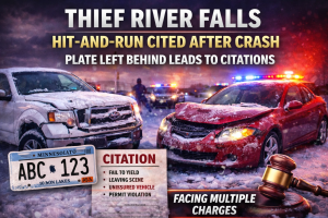 Thief River Falls: Hit-and-Run Cited After Crash