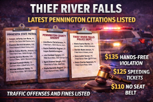 Thief River Falls: Latest Pennington Citations Listed