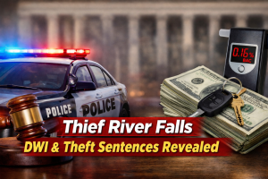 Thief River Falls: New DWI and Theft Sentences Listed