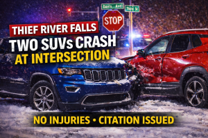 Thief River Falls: Two SUVs Crash at Intersection