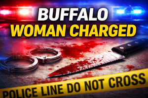 Woman Accused of Wielding 12-Inch Steak Knife, Hitting Officer’s Eye