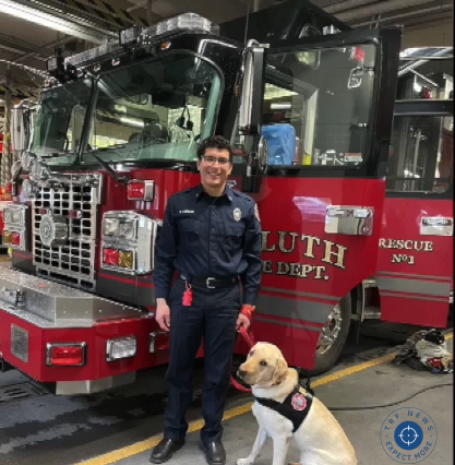 Duluth Fire Department Introduces Minnesota's First Arson Detection Dog