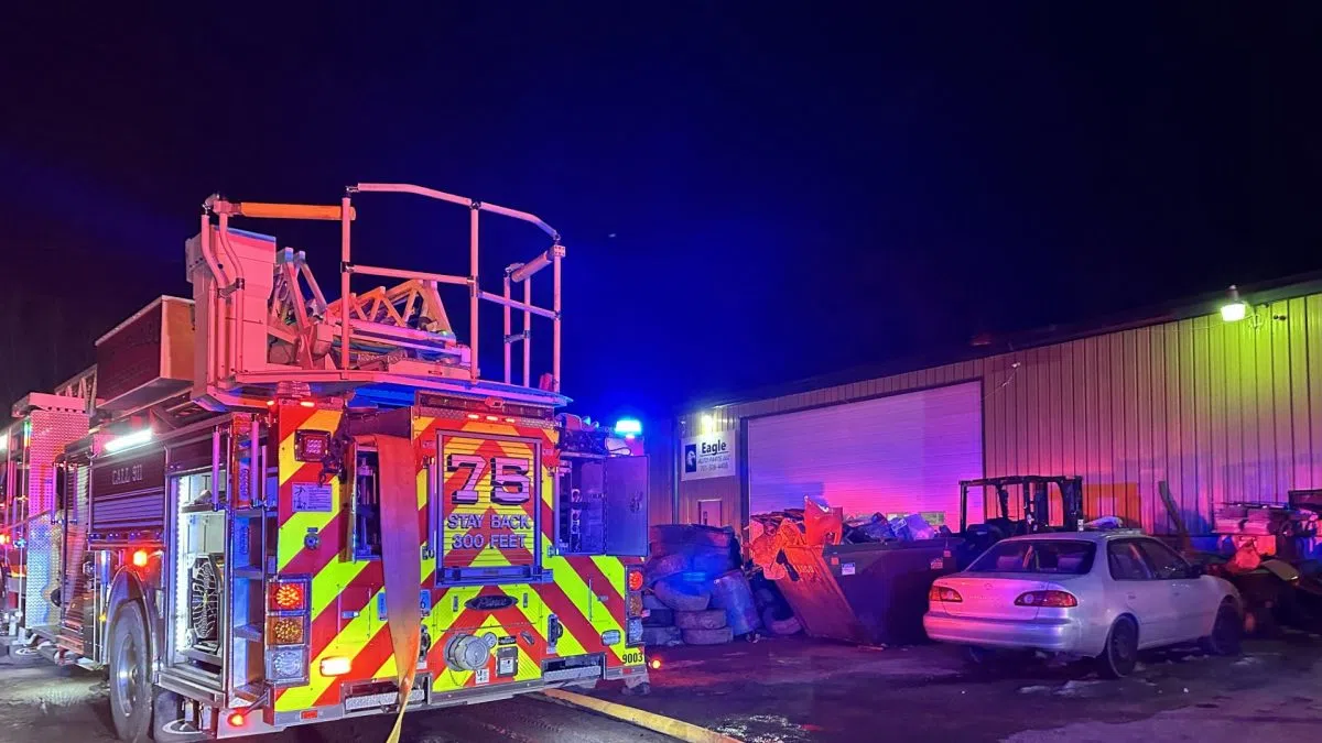 Early Morning Vehicle Fires Damage Auto Parts Shop in West Fargo