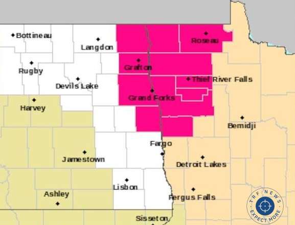 Red Flag Warning: Urgent Fire Alert for Northeastern ND and Northwest MN