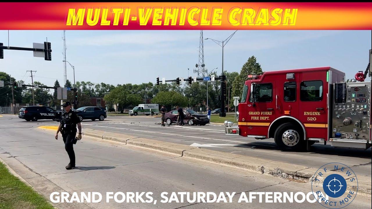 Multi-Vehicle Crash in Grand Forks: Emergency Crews Respond to Accident with Minor Injuries