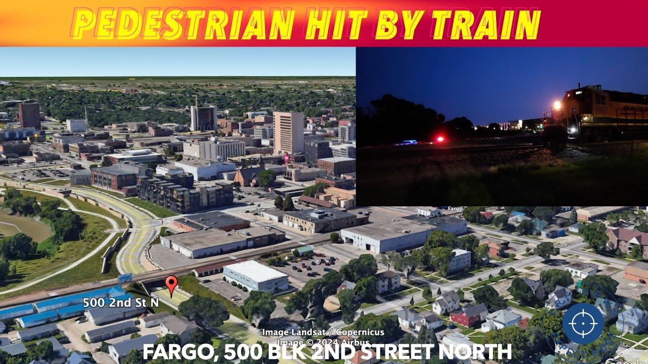 Breaking News: Pedestrian Struck by Train in Fargo