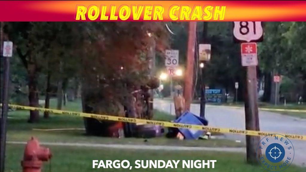 BREAKING NEWS: Sunday Night Rollover Crash In Fargo – TRF News