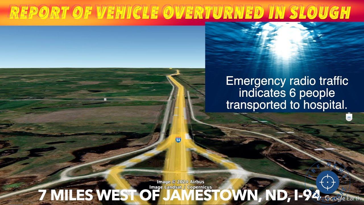 Six People Hospitalized After SUV Overturns Near Jamestown, North Dakota