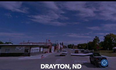 Scary Night On Main Street, Drayton, North Dakota