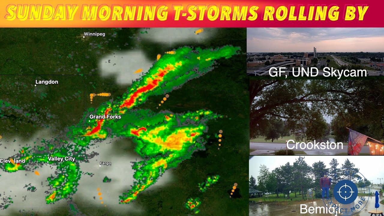 Thunderstorms Sweep Through the Region on Sunday Morning