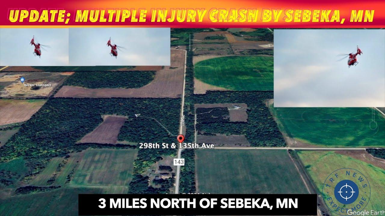 Update: Multiple Injuries in Rollover Crash Near Sebeka, Minnesota