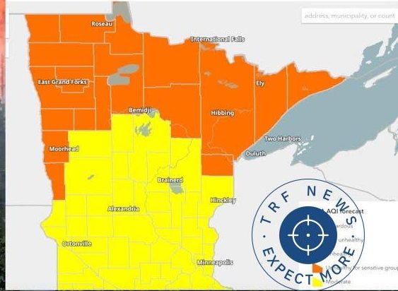 Air Quality Alert in Northern Minnesota to Expire at Noon Today Amid Lingering Wildfire Smoke