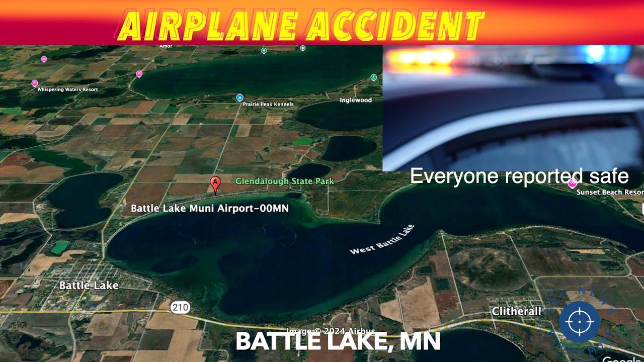 Plane Flips Over During Fly-In Event at Battle Lake Airport, No Injuries Reported