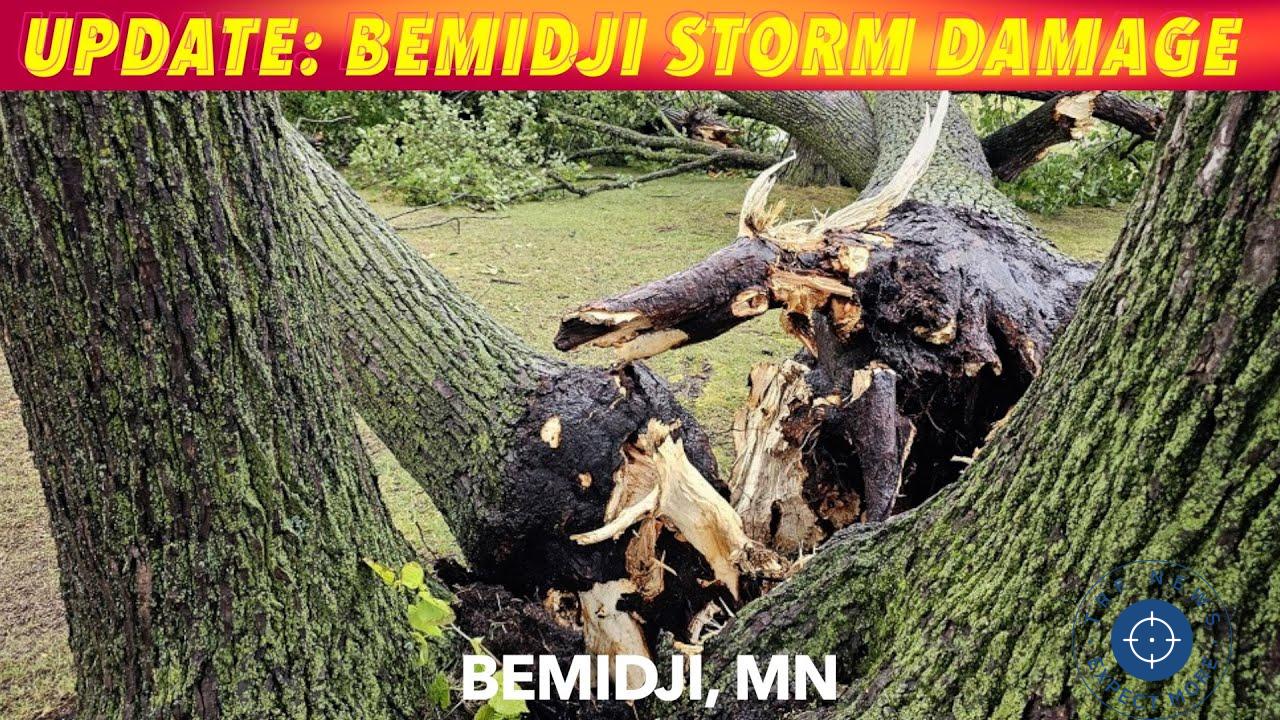 Storm Causes Severe Damage at Diamond Point Park in Bemidji, Minnesota