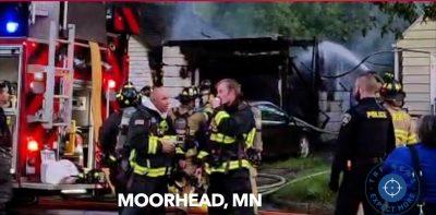 BREAKING NEWS: Moorhead House Fire, Elderly Man Gets Out