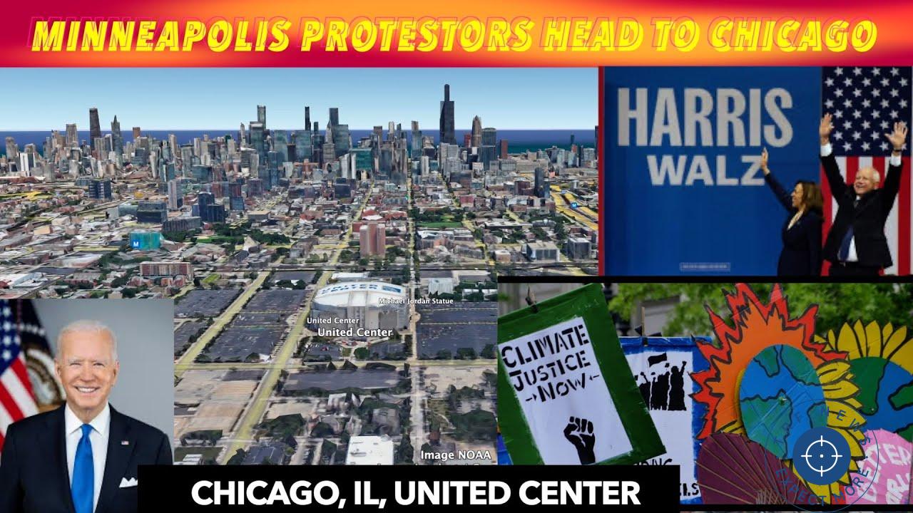 Minneapolis Protesters Head to Chicago for Democratic National Convention