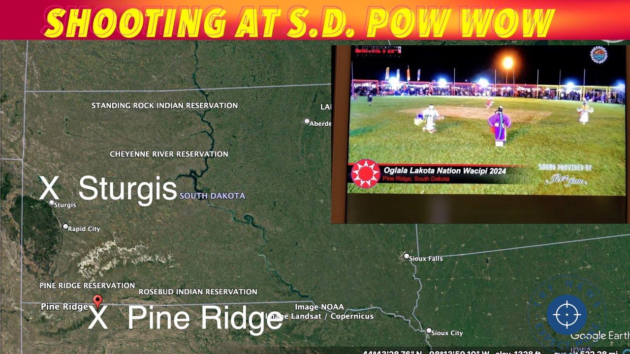 Gunfire Erupts at Pine Ridge Powwow: Man Shot Multiple Times