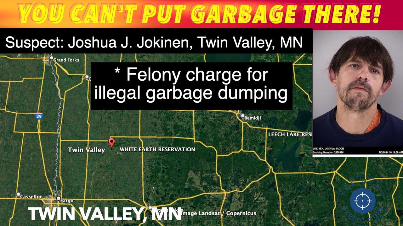 🚮 Twin Valley Man Faces Felony for Illegal Dumping of Hazardous Waste