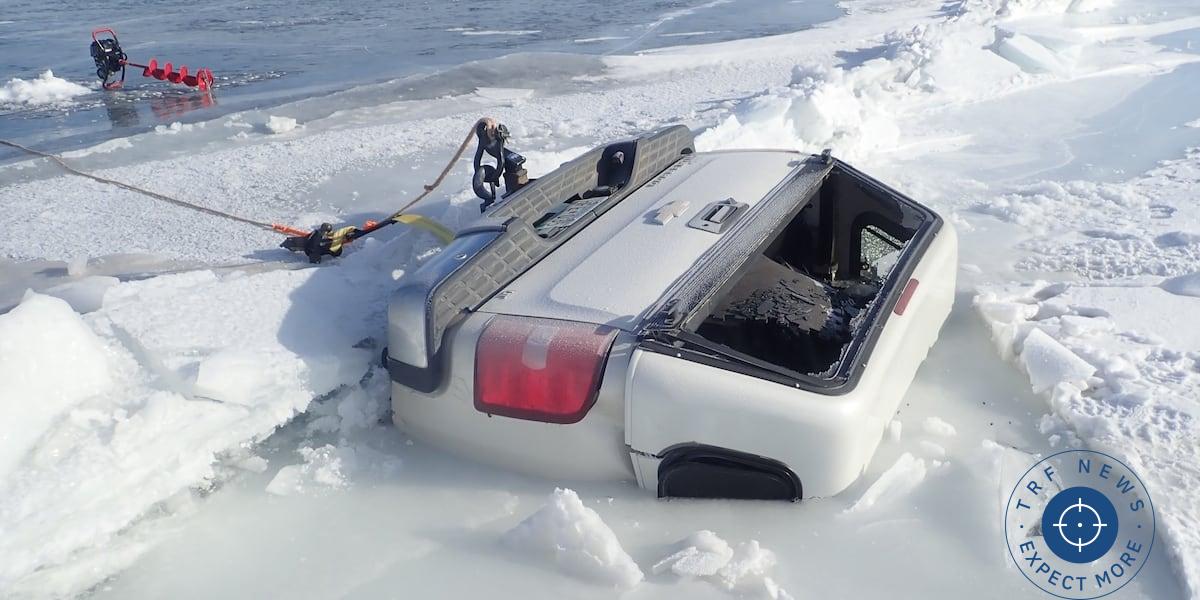 Vehicle Submerged in Lake Lida Prompts Ice Safety Advisory