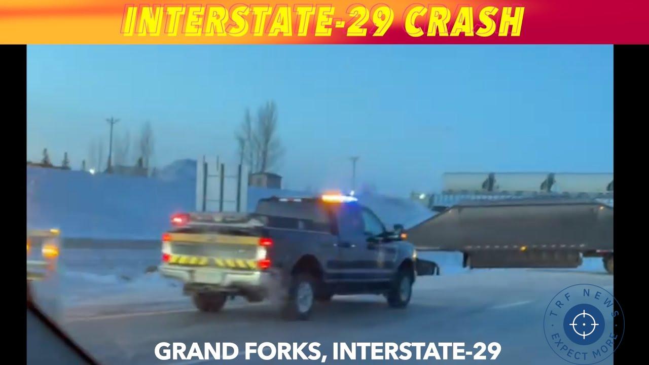 Semi-Truck Incident on I-29 Near Grand Forks