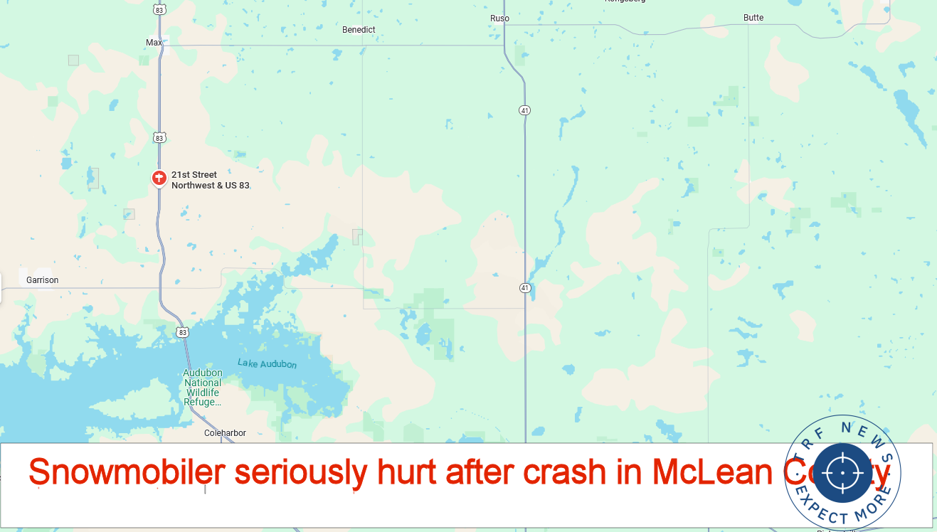 Minot Man Seriously Injured in McLean County Snowmobile Crash