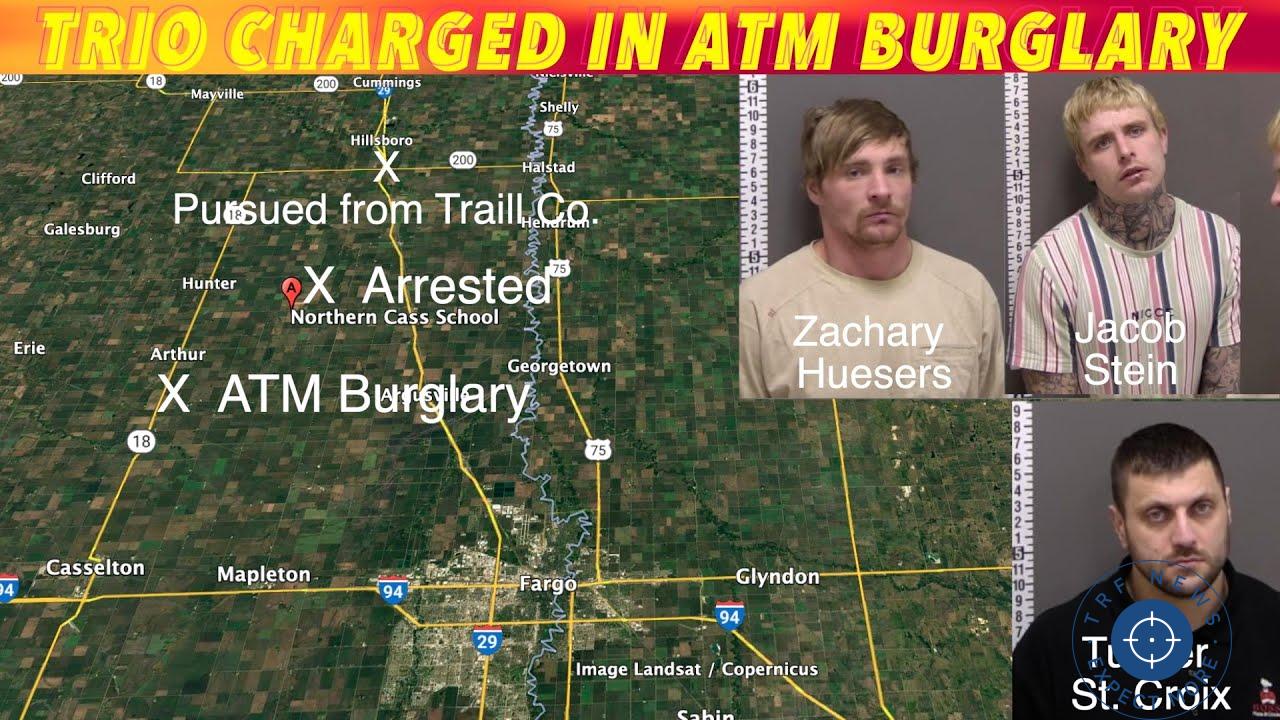 ATM Burglary in Cass County Leads to High-Speed Pursuit and Arrests