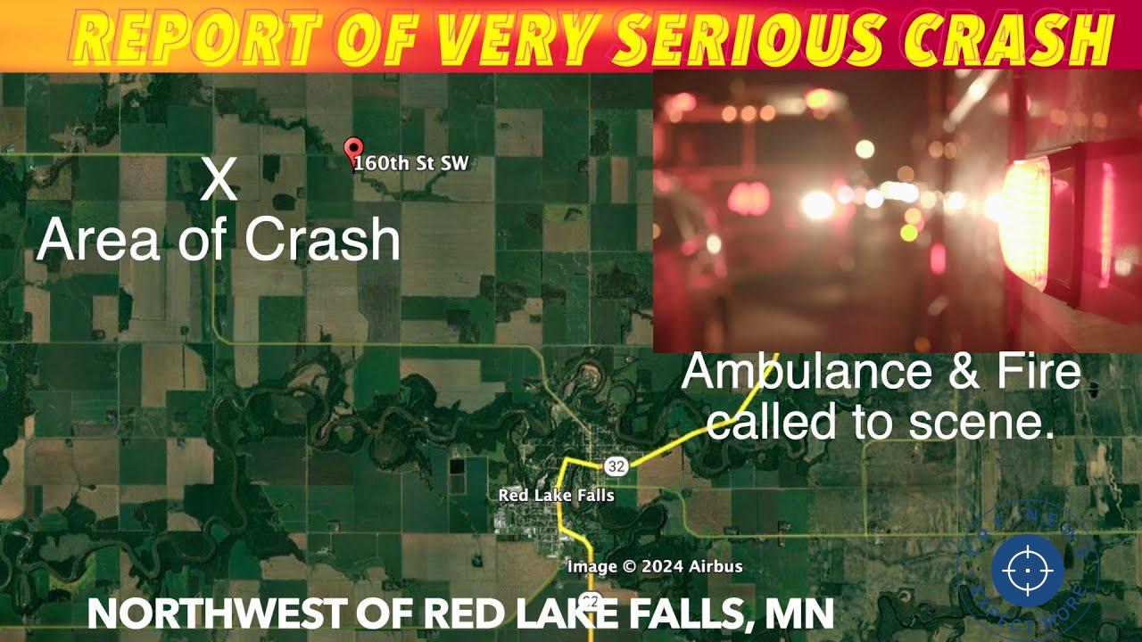 Rollover Accident Reported Northwest of Red Lake Falls