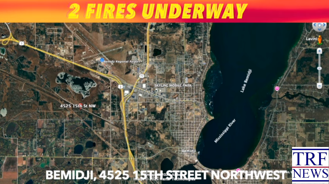 Bemidji Crews Battle Two Fires Saturday Night