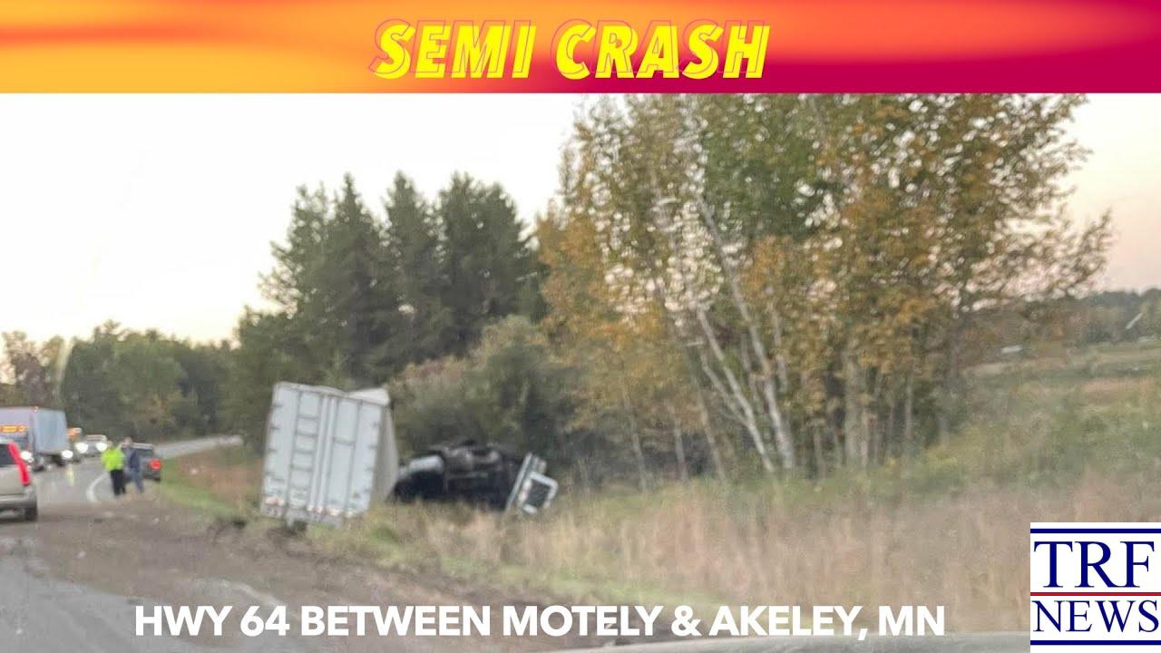 Cass Co. Semi Crash Reported Near Motley