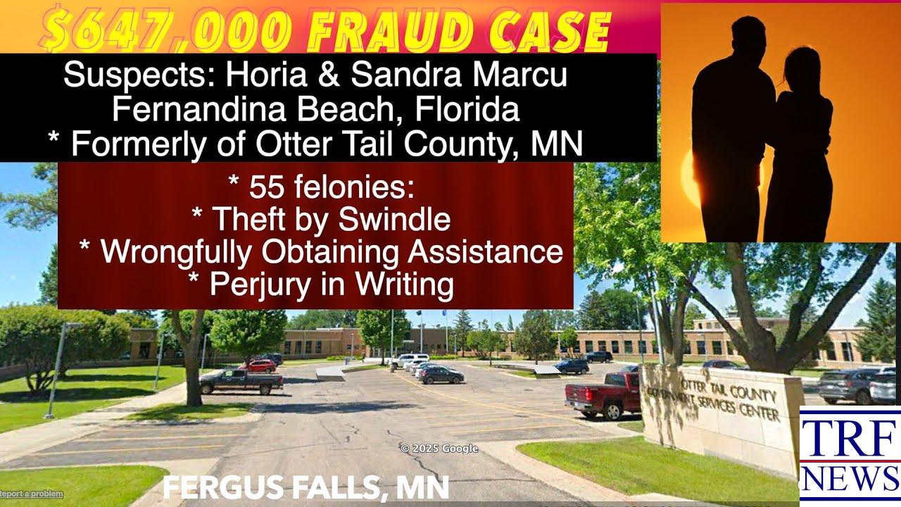 Otter Tail Co. Couple Charged in $647K Fraud Case