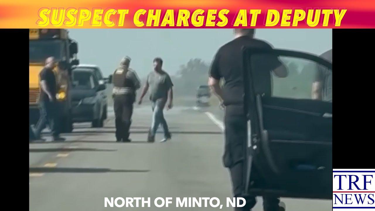 Walsh Co. Suspect Charges Deputy on Highway 81