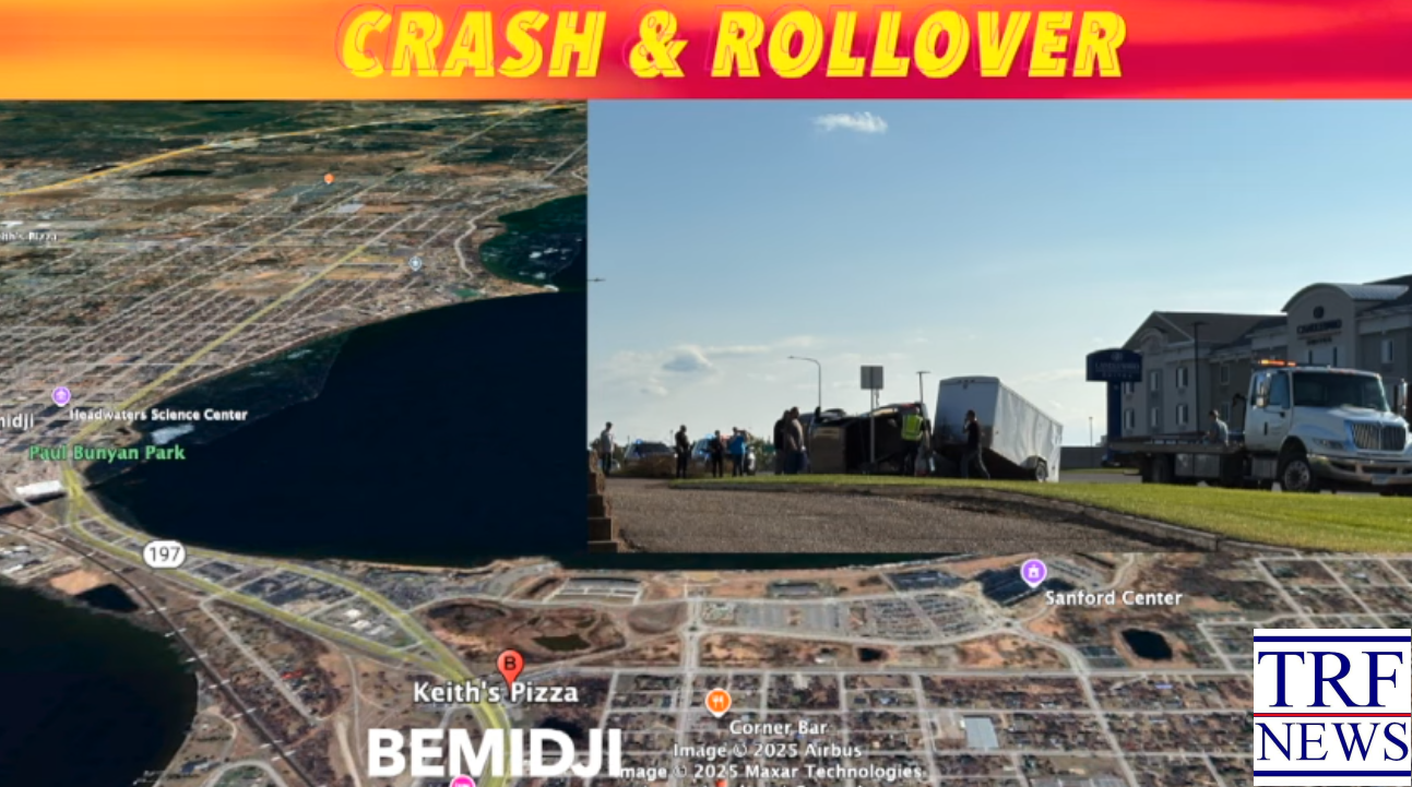 Rollover Crash on Paul Bunyan Drive in Bemidji