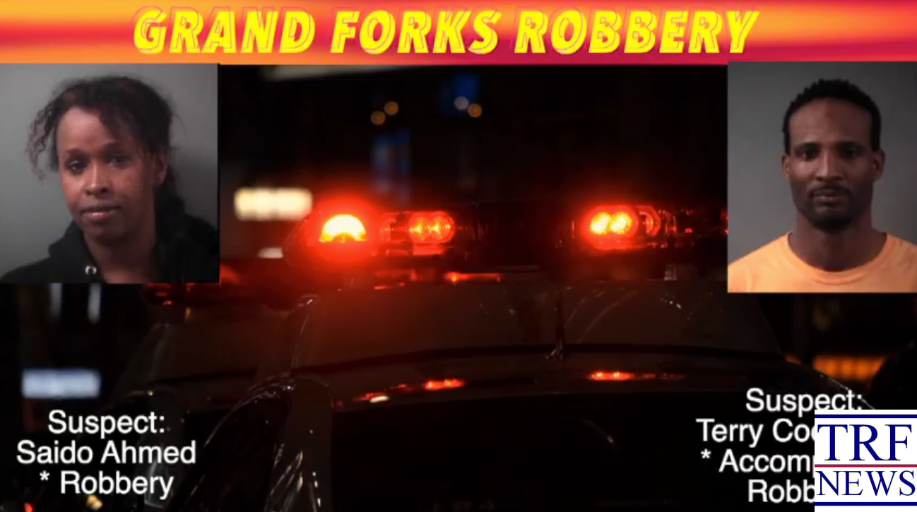 Grand Forks County: Pair Charged in July 13 Robbery