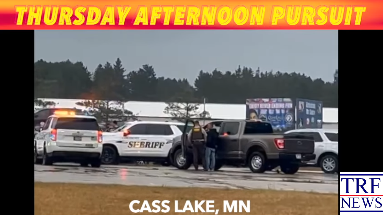 Pursuit Ends With Pickup Pinned in Cass Lake