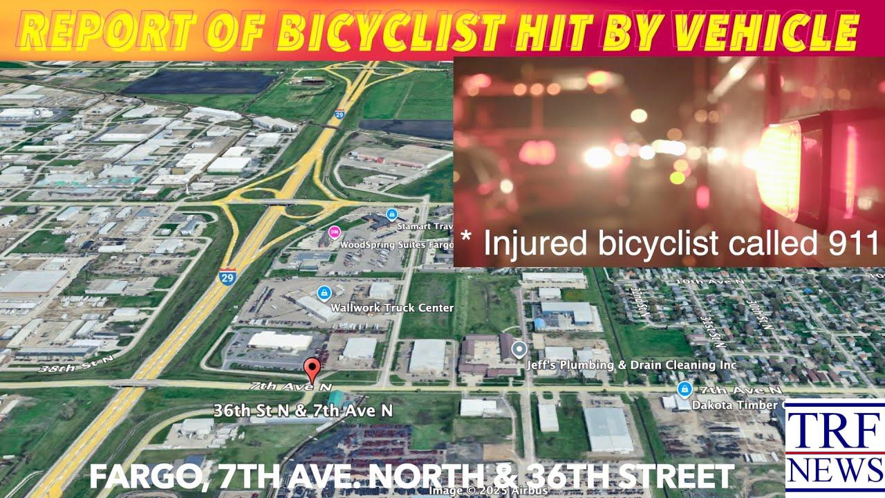 Cass County: Bicyclist Hit by Vehicle in Fargo