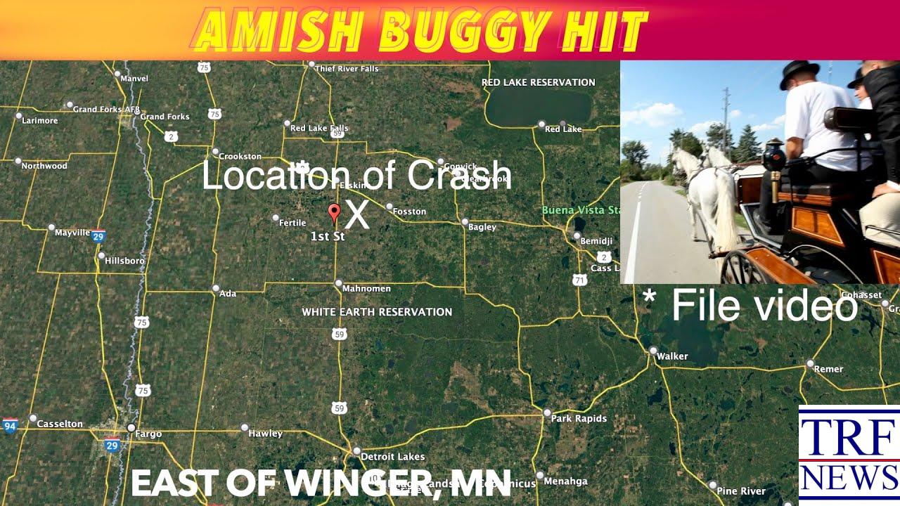 Polk County: Amish Buggy Hit by Vehicle East of Winger