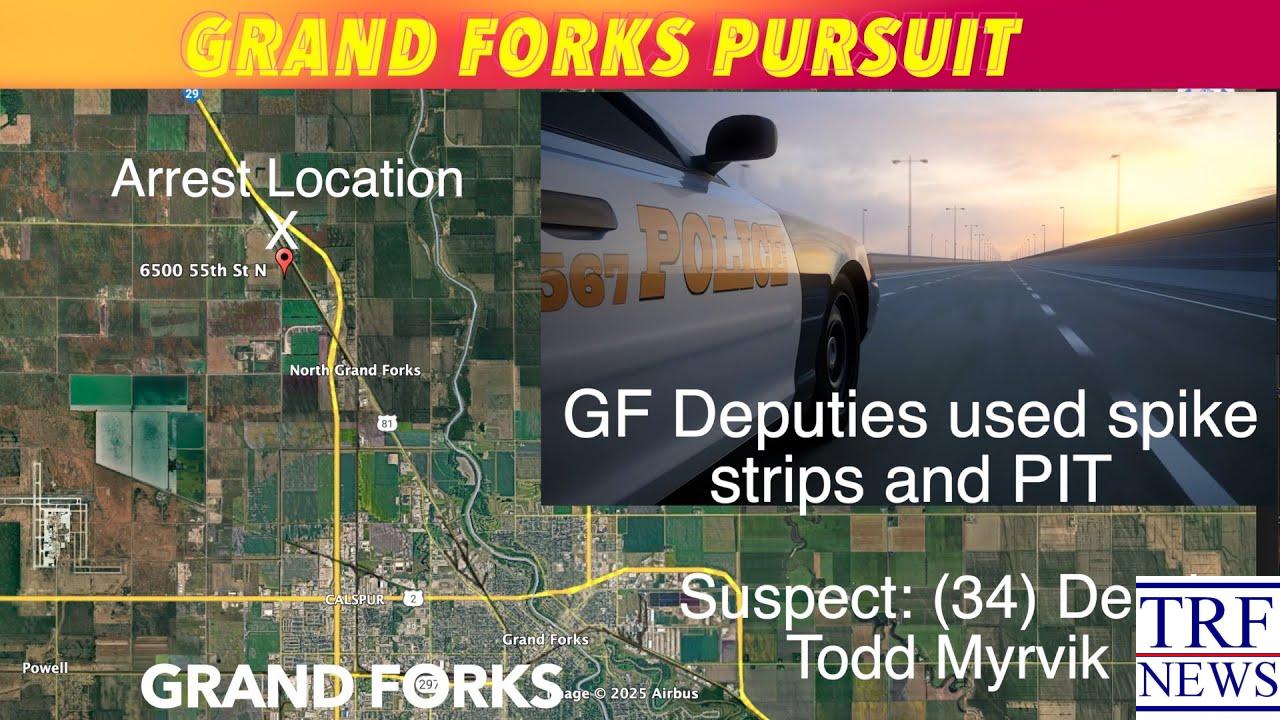 Grand Forks County: Suspect Arrested After Late-Night Chase