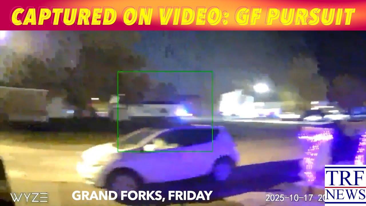 Grand Forks Pursuit Captured on Security Camera