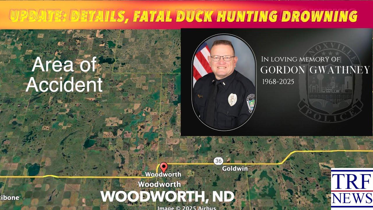 Stutsman County: Tennessee Officer Drowns in Duck Hunting Accident
