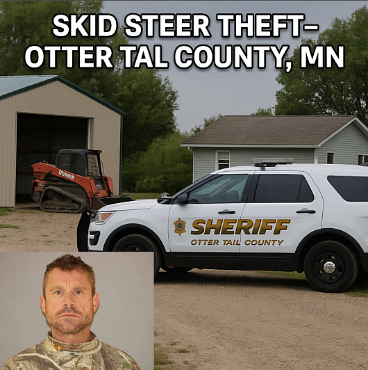 Horace Man Sentenced for Skid Steer Theft