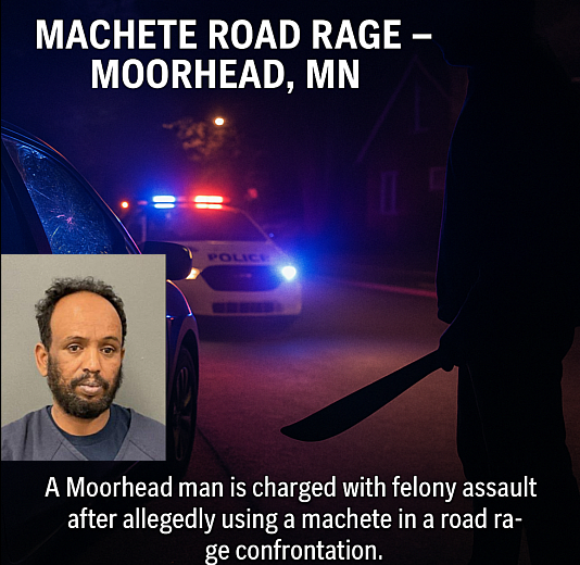 Machete Used in Moorhead Road Rage Incident