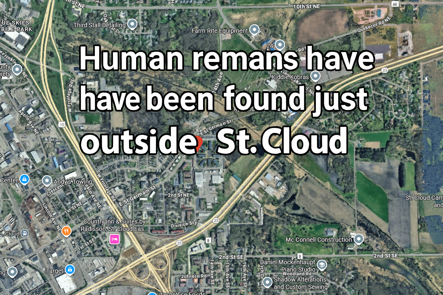 Benton County: Human Remains Found Near St. Cloud Camp