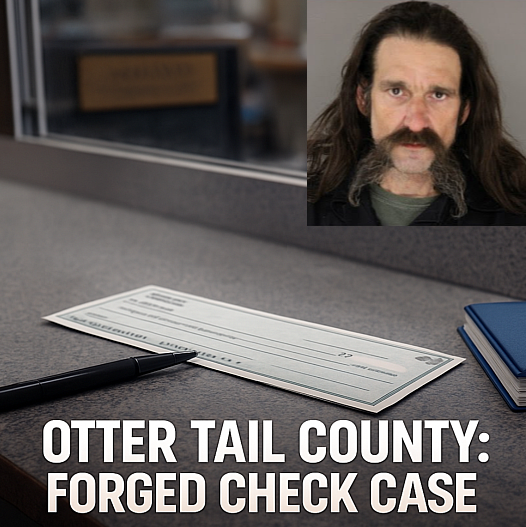Otter Tail County: Man Charged in Forged Check Case